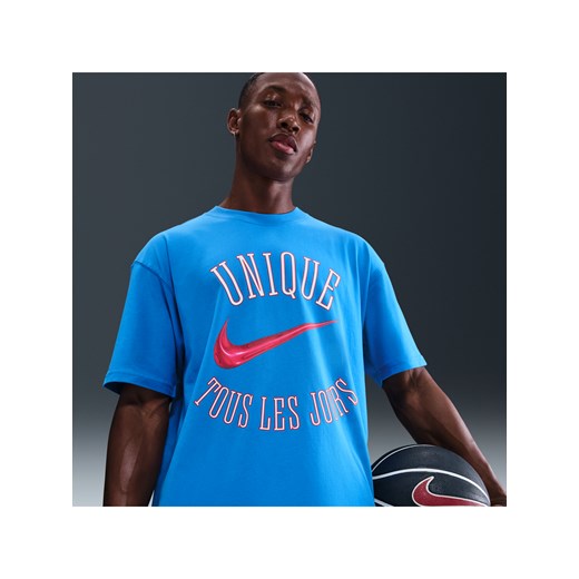 Męski T-shirt do koszykówki Victor Wembanyama - Niebieski Nike S Nike poland