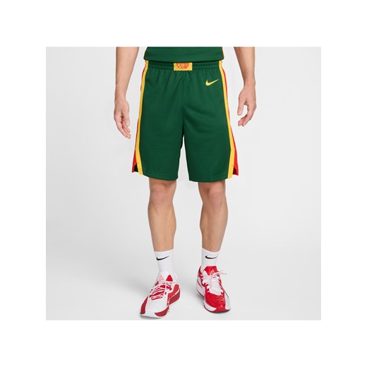 Męskie spodenki do koszykówki Nike Litwa Limited (wersja wyjazdowa) - Zieleń ze sklepu Nike poland w kategorii Spodenki męskie - zdjęcie 184264428