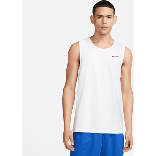 Męska koszulka bez rękawów do fitnessu Nike Dri-FIT Hyverse - Biel ze sklepu Nike poland w kategorii T-shirty męskie - zdjęcie 184264429