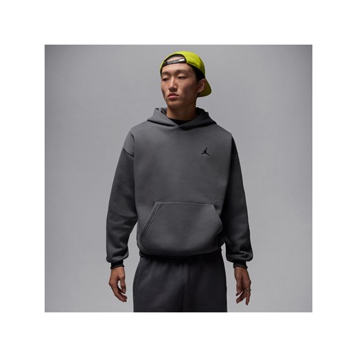 Męska bluza z kapturem o kroju oversize Jordan Brooklyn Fleece - Szary ze sklepu Nike poland w kategorii Bluzy męskie - zdjęcie 184264665