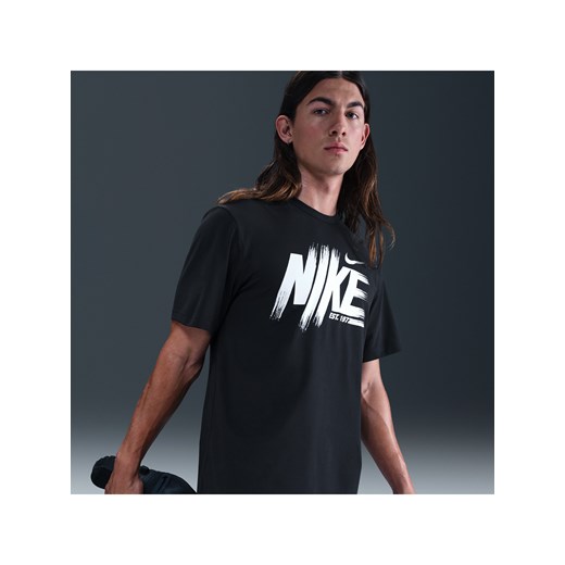 Męska koszulka treningowa z ochroną przed promieniowaniem UV Dri-FIT Nike Hyverse - Czerń ze sklepu Nike poland w kategorii T-shirty męskie - zdjęcie 184264678