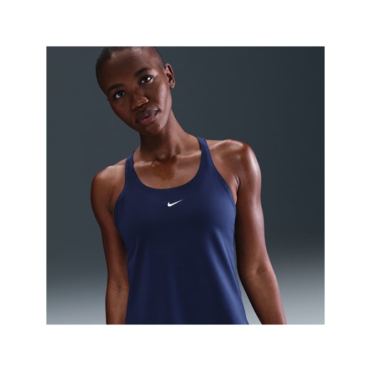 Damska koszulka bez rękawów Dri-FIT Nike Pro - Niebieski ze sklepu Nike poland w kategorii Bluzki damskie - zdjęcie 184264686