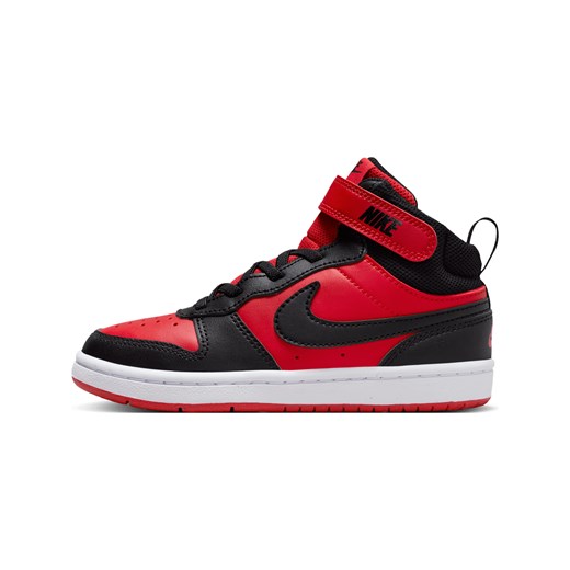 Buty dla małych dzieci Nike Court Borough Mid 2 - Czerwony ze sklepu Nike poland w kategorii Buty sportowe dziecięce - zdjęcie 184264728