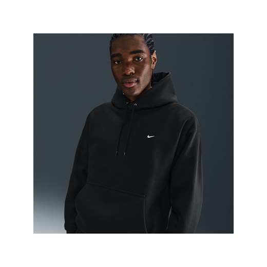 Męska bluza z kapturem Nike Solo Swoosh - Czerń ze sklepu Nike poland w kategorii Bluzy męskie - zdjęcie 184264839