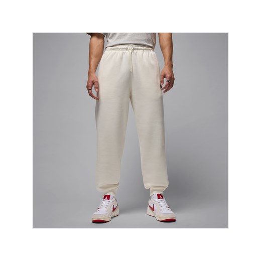 Spodnie męskie Jordan Brooklyn Fleece - Biel ze sklepu Nike poland w kategorii Spodnie męskie - zdjęcie 184264885