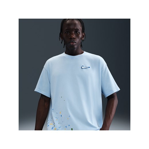 Męski T-shirt do koszykówki Max90 Nike - Niebieski ze sklepu Nike poland w kategorii T-shirty męskie - zdjęcie 184264935