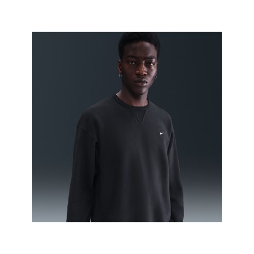 Męska bluza z dzianiny Nike Solo Swoosh - Czerń ze sklepu Nike poland w kategorii Bluzy męskie - zdjęcie 184265038