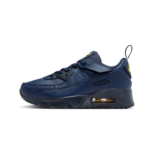 Buty dla małych dzieci Nike Air Max 90 EasyOn - Niebieski ze sklepu Nike poland w kategorii Buty sportowe dziecięce - zdjęcie 184265087