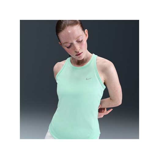 Damska koszulka bez rękawów do biegania Dri-FIT Nike Tempo - Zieleń ze sklepu Nike poland w kategorii Bluzki damskie - zdjęcie 184265096