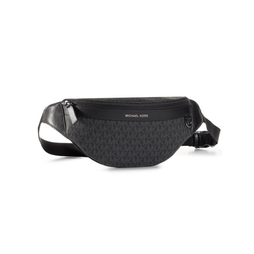 Saszetka nerka MICHAEL Michael Kors Greyson 33S0LGYC1B Czarny ze sklepu eobuwie.pl w kategorii Etui - zdjęcie 184265159
