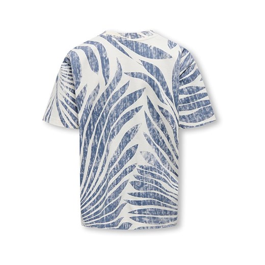 ONLY &amp; SONS Junior Koszulka &quot;Zeke&quot; w kolorze biało-niebieskim Only & Sons Junior 134/140 okazja Limango Polska