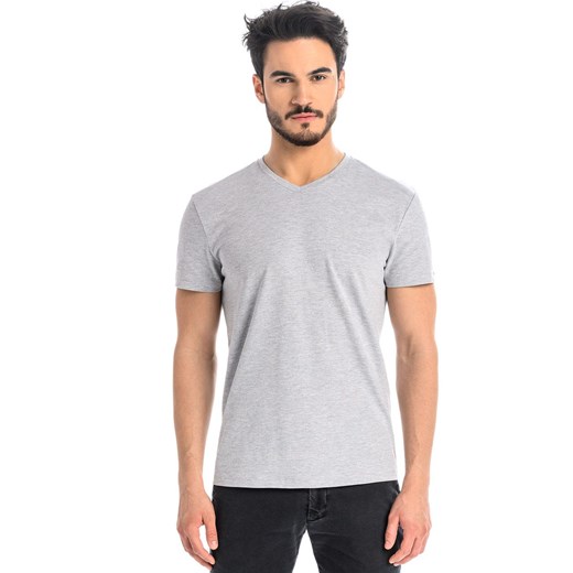 Dany V t-shirt męski bawełniany, Kolor szary, Rozmiar 3XL, Teyli ze sklepu Intymna w kategorii T-shirty męskie - zdjęcie 184269107
