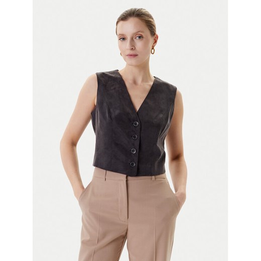 Guess Kamizelka W5YH51 WH5N2 Czarny Regular Fit ze sklepu MODIVO w kategorii Kamizelki damskie - zdjęcie 184269405