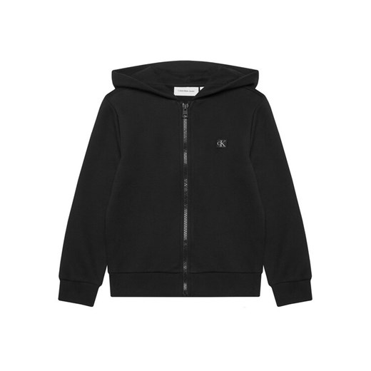 Calvin Klein Jeans Bluza Mini Badge IU0IU00707 M Czarny Regular Fit ze sklepu MODIVO w kategorii Bluzy chłopięce - zdjęcie 184269437
