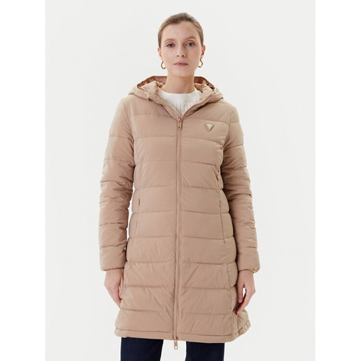 Guess Kurtka przejściowa V4YL05 WF3X0 Beżowy Regular Fit ze sklepu MODIVO w kategorii Kurtki damskie - zdjęcie 184269438