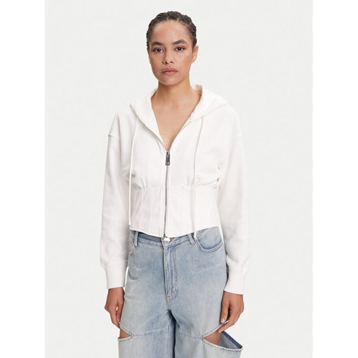 Miss Sixty Bluza 6S1TJ57300 Biały Loose Fit ze sklepu MODIVO w kategorii Bluzy damskie - zdjęcie 184269459