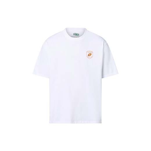 Finshley & Harding London Koszulka męska Mężczyźni Bawełna biały nadruk ze sklepu vangraaf w kategorii T-shirty męskie - zdjęcie 184269858