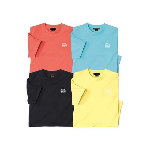 Zestaw 4 koszulek Adventure ze sklepu Atlas For Men w kategorii T-shirty męskie - zdjęcie 184269985