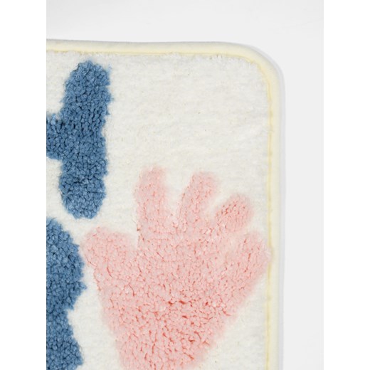 Sinsay - Mata łazienkowa z napisem "Wash your hands" - wielobarwny Sinsay One Size Sinsay