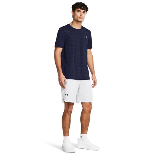Męskie spodenki treningowe Under Armour UA Vanish Woven 8in Shorts - białe ze sklepu Sportstylestory.com w kategorii Spodenki męskie - zdjęcie 184270835