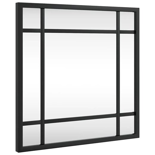 Minimalistyczne lustro z czarną metalową ramą B6-M68 ze sklepu Edinos.pl w kategorii Lustra - zdjęcie 184270948