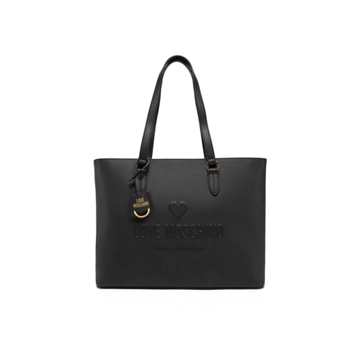 Torebka LOVE MOSCHINO JC4114PP1ML1000A Czarny ze sklepu eobuwie.pl w kategorii Torby Shopper bag - zdjęcie 184271127