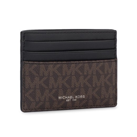 Etui na karty kredytowe MICHAEL Michael Kors Greyson 39F9LGYD2B Czarny ze sklepu eobuwie.pl w kategorii Etui - zdjęcie 184271136