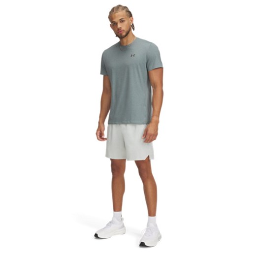 Męskie spodenki treningowe Under Armour UA Vanish Woven 6in Shorts - zielone ze sklepu Sportstylestory.com w kategorii Spodenki męskie - zdjęcie 184271426
