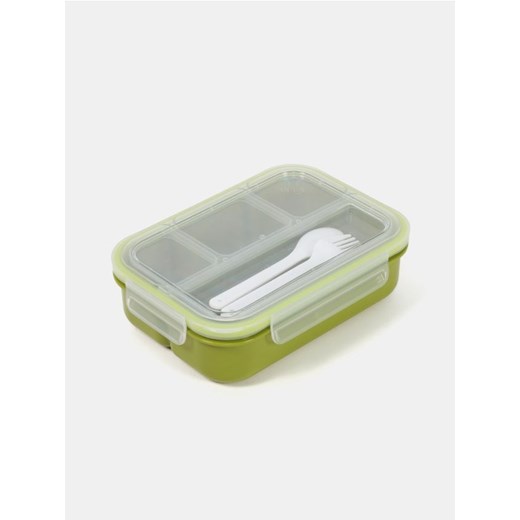 Sinsay - Lunch box ze sztućcami - zielony ze sklepu Sinsay w kategorii Pojemniki kuchenne - zdjęcie 184276815