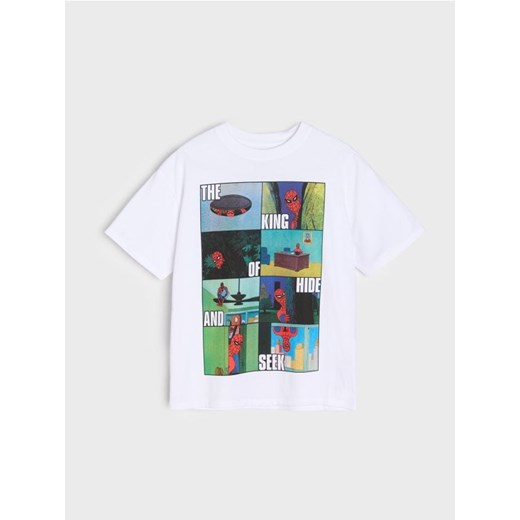 Sinsay - Koszulka Spider-Man - biały ze sklepu Sinsay w kategorii T-shirty chłopięce - zdjęcie 184276859