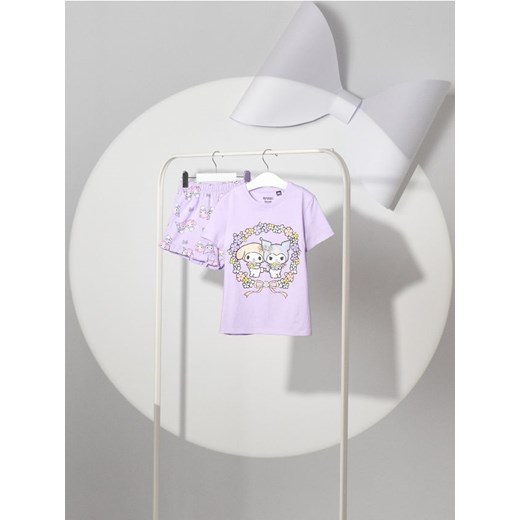 Sinsay - Piżama dwuczęściowa Hello Kitty - fioletowy ze sklepu Sinsay w kategorii Piżamy dziecięce - zdjęcie 184277016