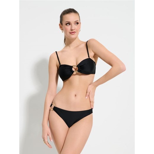 Sinsay - Góra od bikini z dekoracyjnym elementem - czarny ze sklepu Sinsay w kategorii Stroje kąpielowe - zdjęcie 184277136