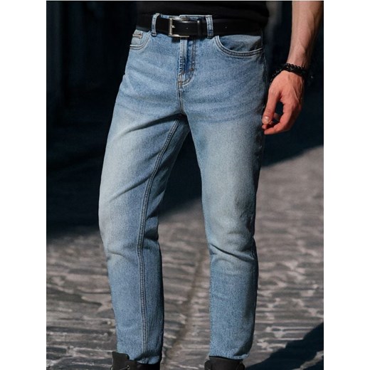 Sinsay - Jeansy cropped skinny - niebieski Sinsay 34 Sinsay