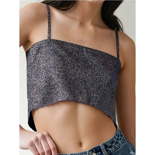 Sinsay - Crop top na ramiączkach - wielobarwny ze sklepu Sinsay w kategorii Bluzki damskie - zdjęcie 184277289