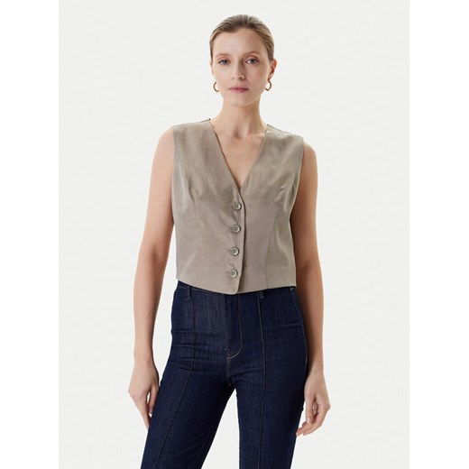 Guess Kamizelka W5YH51 WH5N2 Zielony Regular Fit ze sklepu MODIVO w kategorii Kamizelki damskie - zdjęcie 184277647