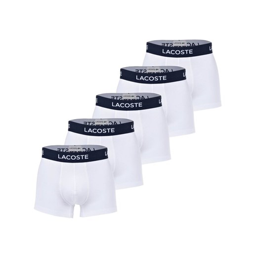 Lacoste Komplet 5 par bokserek 5H1292 Biały ze sklepu MODIVO w kategorii Majtki męskie - zdjęcie 184277649