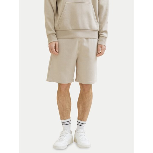 Tom Tailor Denim Szorty sportowe 1040931 Beżowy Relaxed Fit ze sklepu MODIVO w kategorii Spodenki męskie - zdjęcie 184277666