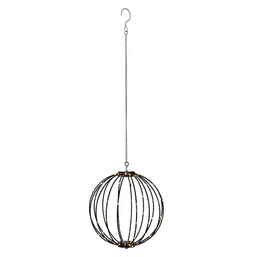 STAR Trading Dekoracyjna lampa LED &quot;Mounty&quot; w kolorze czarnym - Ø 30 cm ze sklepu Limango Polska w kategorii Oświetlenie led - zdjęcie 184278309