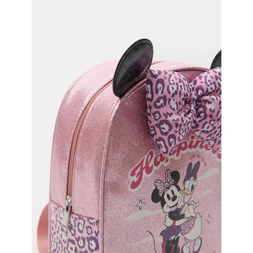 Sinsay - Plecak z aplikacją 3D Minnie Mouse - różowy Sinsay One Size Sinsay