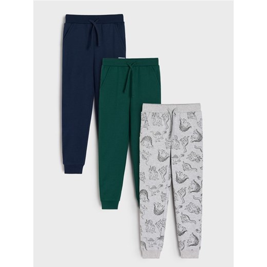 Sinsay - Spodnie dresowe 3 pack - szary - id: 016FT-85M - marki Sinsay - 184279757 Sinsay - Spodnie dresowe 3 pack - szary ze sklepu Sinsay w kategorii Spodnie chłopięce - zdjęcie 184279757