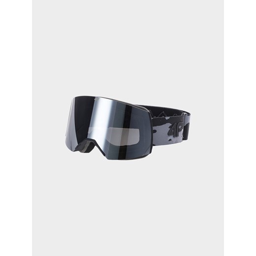 Chłopięce gogle narciarskie 4F 4FJWAW24AGOGM041 - szare ze sklepu Sportstylestory.com w kategorii Okulary przeciwsłoneczne męskie - zdjęcie 184280338