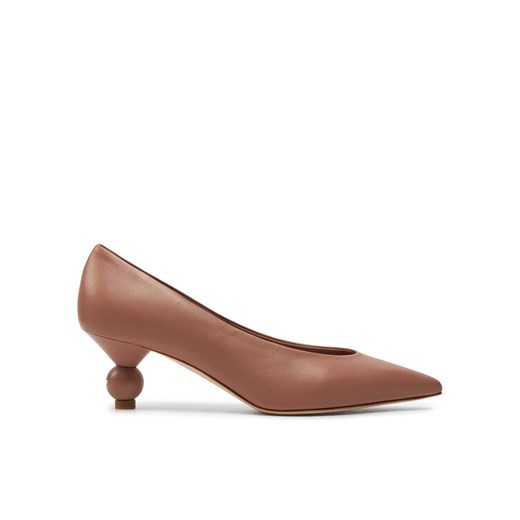 Czółenka Weekend Max Mara Renza 24255260346 Brązowy ze sklepu eobuwie.pl w kategorii Czółenka - zdjęcie 184280358