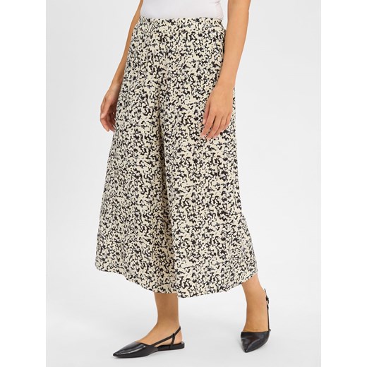 Msch Copenhagen Spodnie culottes - MSCHJusia Kobiety wiskoza piaskowy wzorzysty L vangraaf