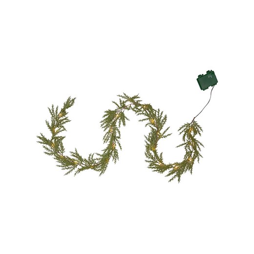 STAR Trading Girlanda LED &quot;Thuja&quot; w kolorze zielonym - dł. 180 cm ze sklepu Limango Polska w kategorii Dekoracje bożonarodzeniowe - zdjęcie 184280948