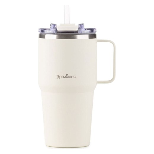 ROSMARINO Kubek termiczny &quot;MegaCup&quot; w kolorze kremowym - 600 ml ze sklepu Limango Polska w kategorii Kubki termiczne - zdjęcie 184281107