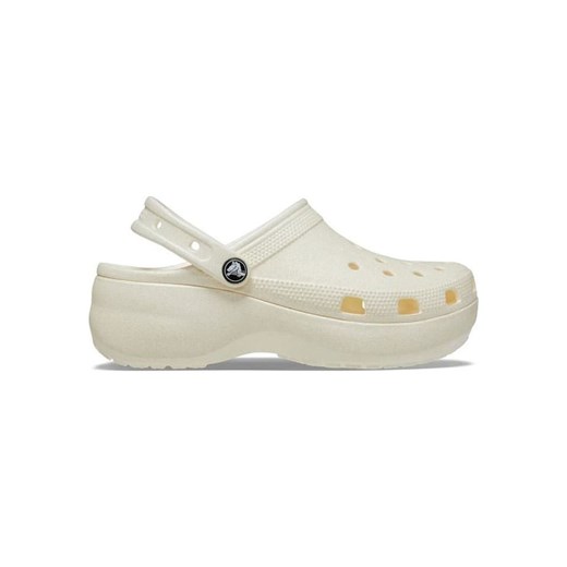 Crocs Chodaki "Classic Platform Glitter" w kolorze kremowym Crocs 42/43 wyprzedaż Limango Polska