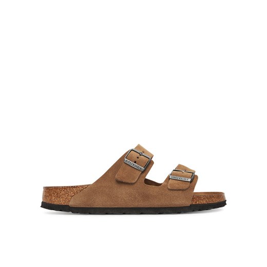 Klapki Birkenstock Arizona Sfb 1030863 Brązowy ze sklepu eobuwie.pl w kategorii Klapki męskie - zdjęcie 184281946