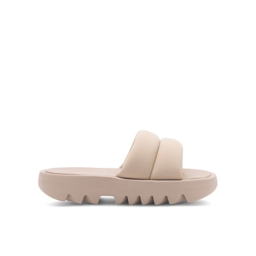 Klapki Reebok Cardi Slide HP2216 Beżowy ze sklepu eobuwie.pl w kategorii Klapki damskie - zdjęcie 184282027