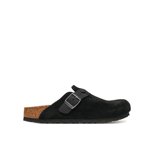 Birkenstock Klapki Boston Braided 1030497 Czarny ze sklepu MODIVO w kategorii Klapki damskie - zdjęcie 184282645