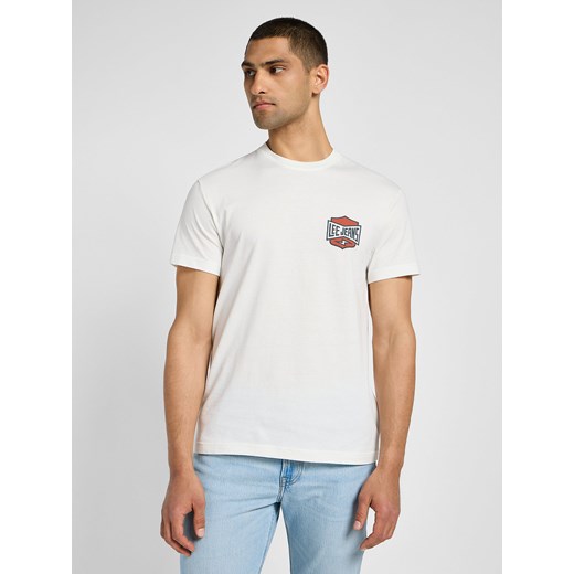 LEE MĘSKA KOSZULKA LEE SS RELAXED TEE ECRU 112355600 ze sklepu YouNeedit.pl w kategorii T-shirty męskie - zdjęcie 184283449